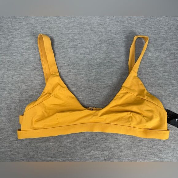 Tavik Womens Coco Scoop Neck Bikini Swim Top Sunflower Size Medium NWT - Picture 1 of 6